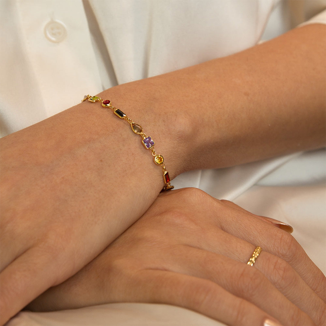 Renkli Gökkuşağı Bileklik