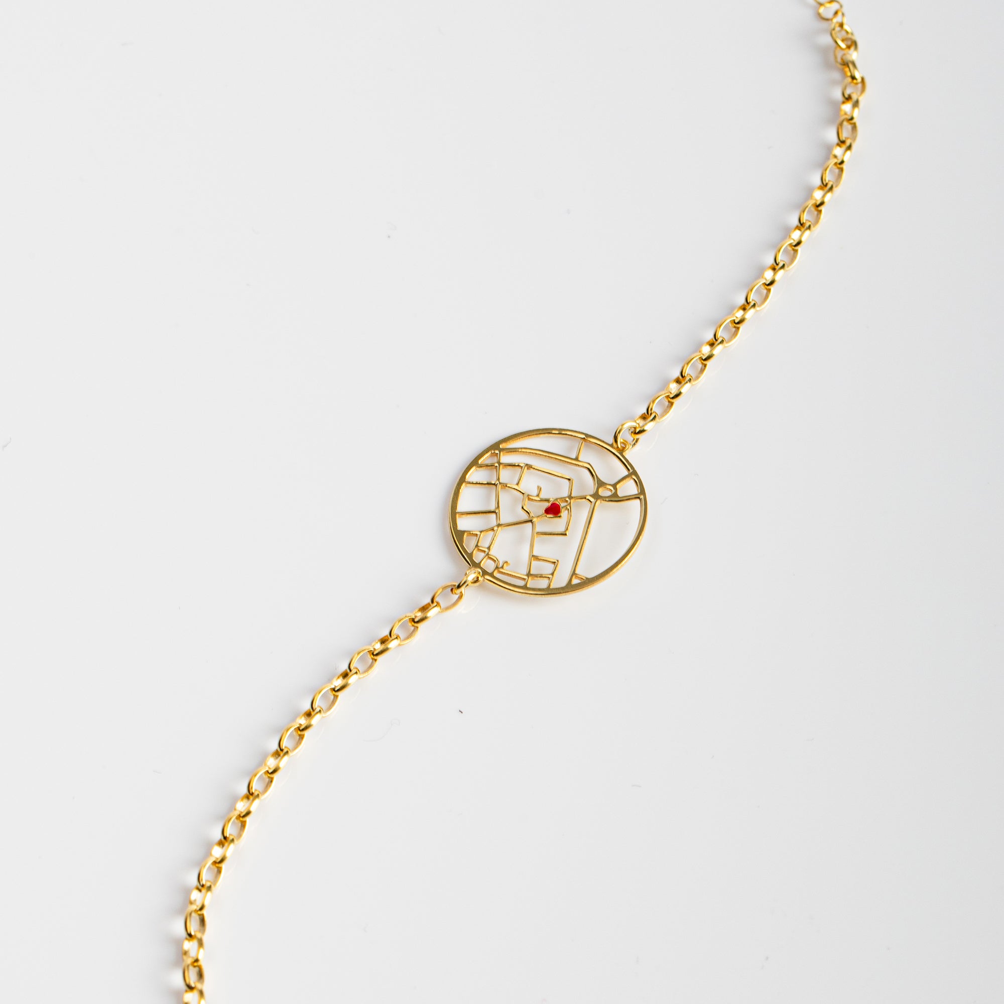 Kişiye Özel Harita Bileklik