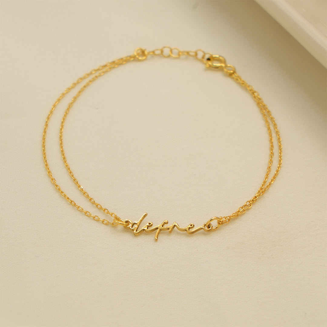 Kişiye Özel İsim Bileklik